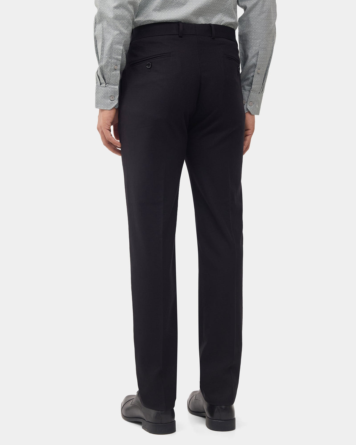 Black Solid Trouser - Black 279