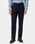 Black Solid Trouser - Black