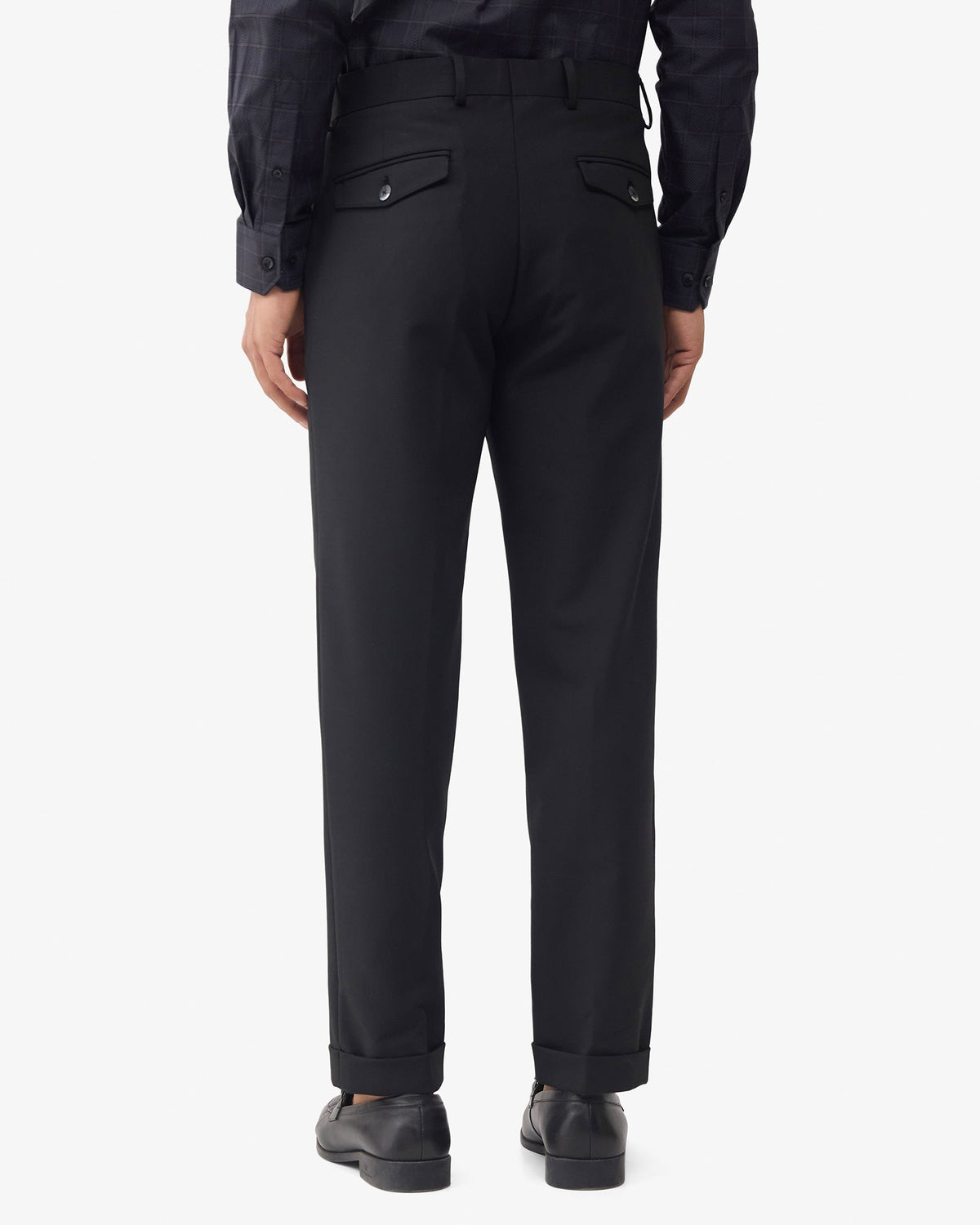 Black Solid Trouser - Christopher