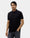 Black Luxe Solid Polo - Toll