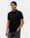 Black Luxe Solid Polo - Toll