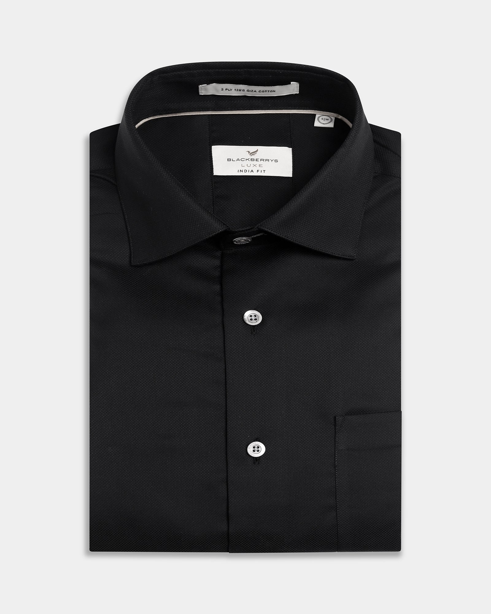 Black Textured Shirt - Twix