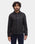 Black Solid Zipper Jacket - Wysher