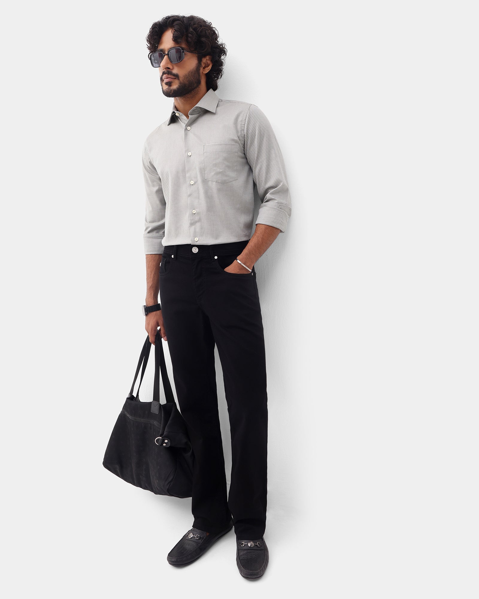 Black Straight Comfort Fit Jeans - Jacob
