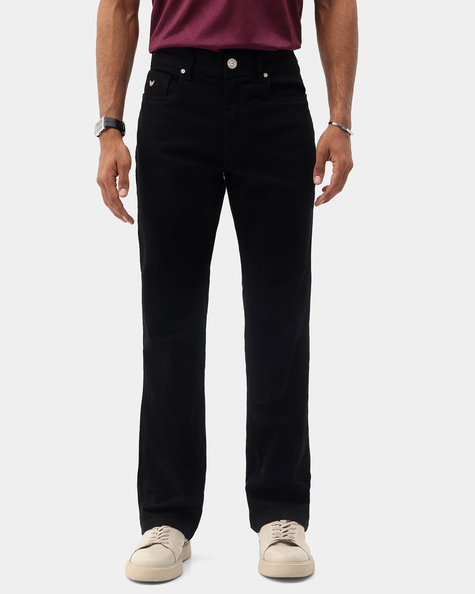 Black Comfort Fit Jeans - Jamie