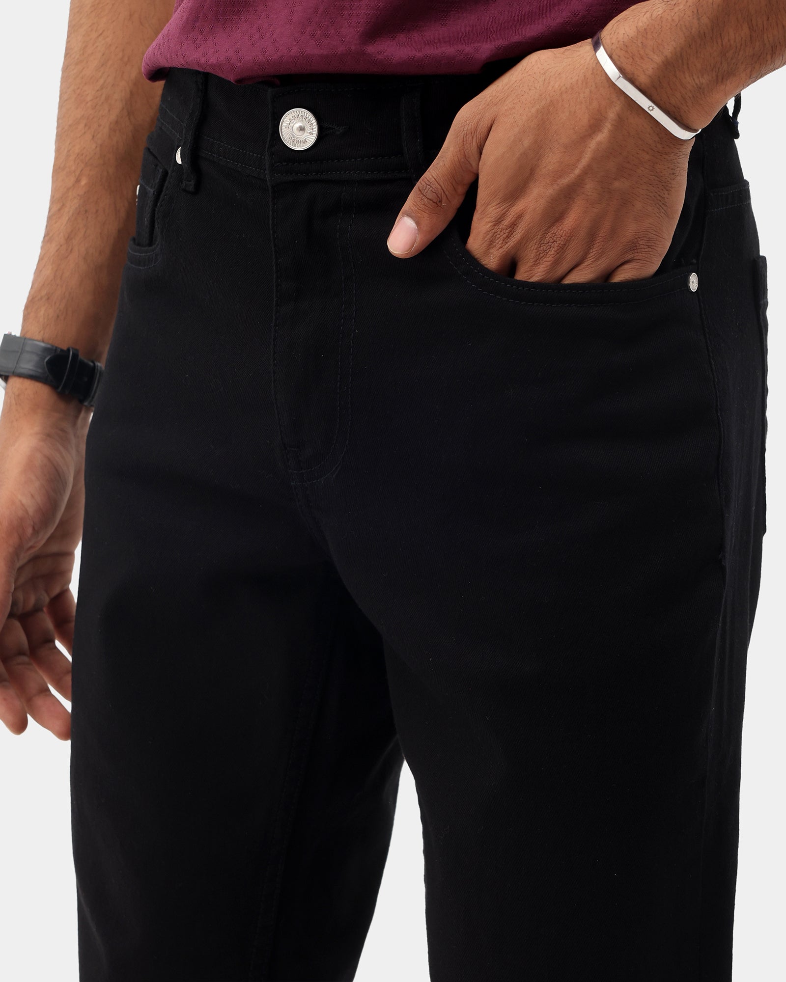 Black Comfort Fit Jeans - Jamie