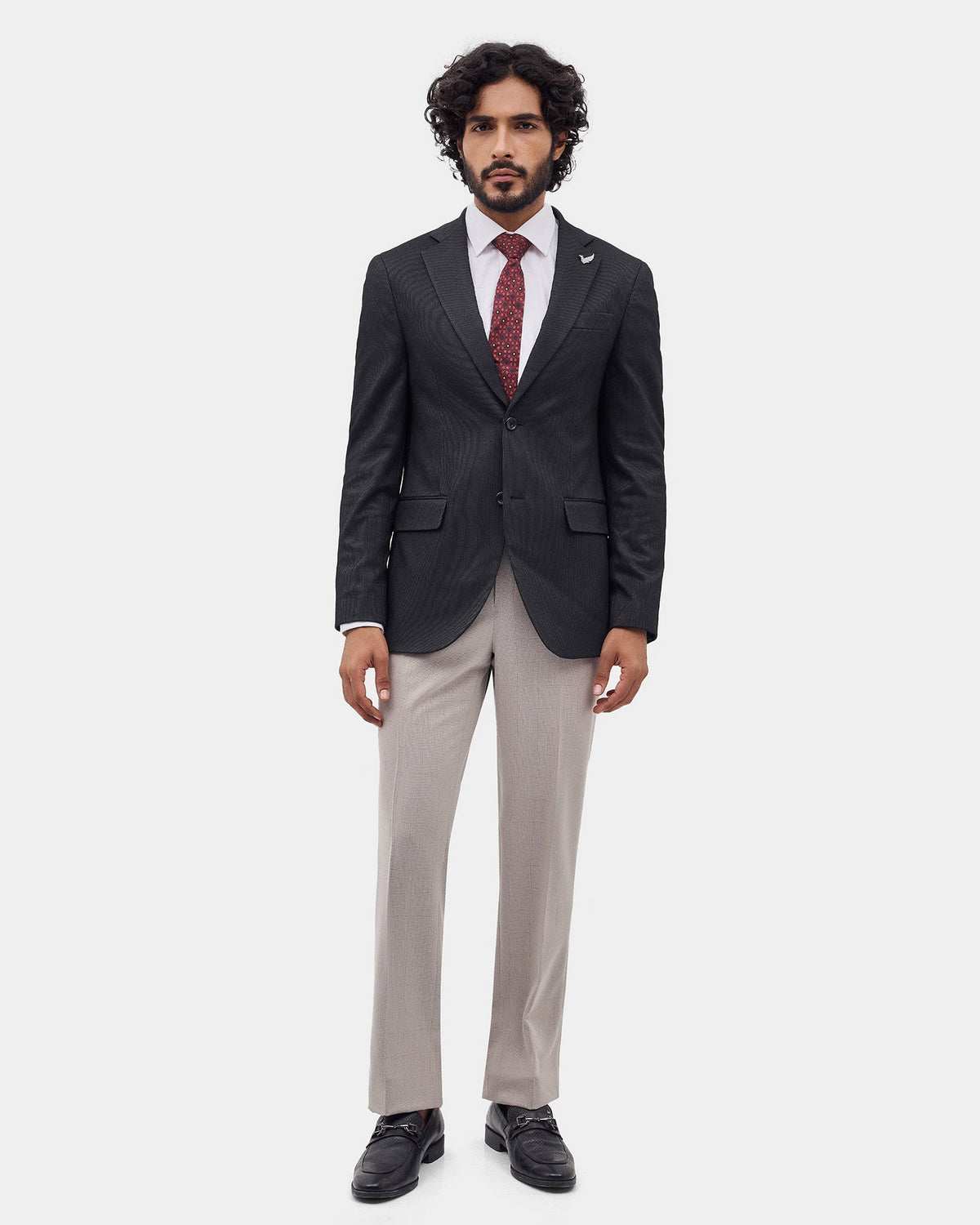 Black Stripe Blazer - Kiroc