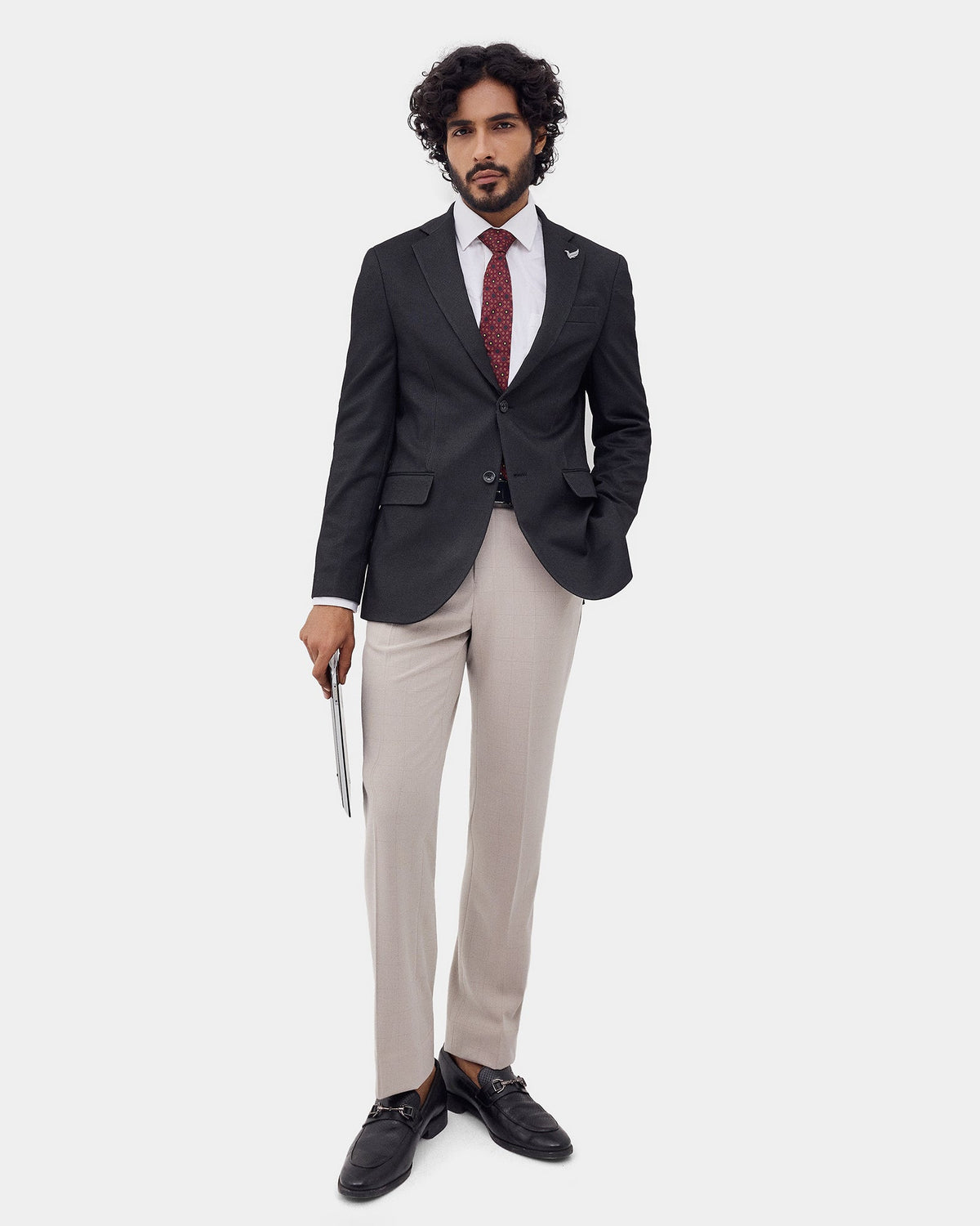 Black Stripe Blazer - Kiroc