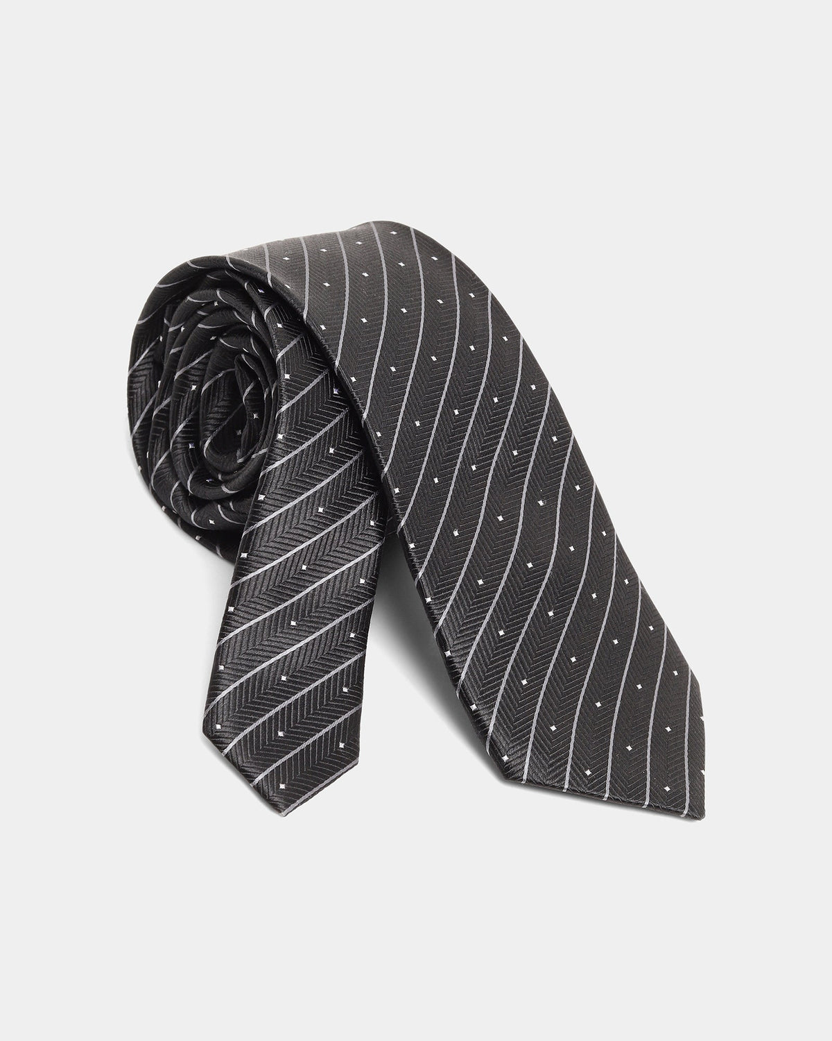 Black Stripe Tie - Brussels