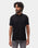 Black Luxe Textured Polo - Delta