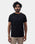 Black Crew Neck Textured T-Shirt - Yukio