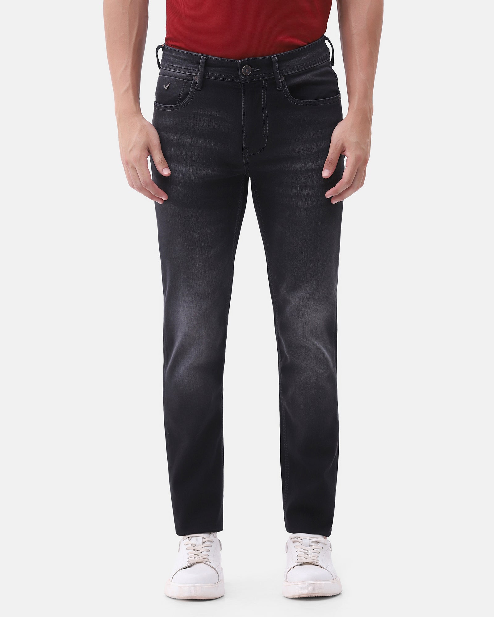 Black Super Clean Slim Fit Jeans - Kaiden