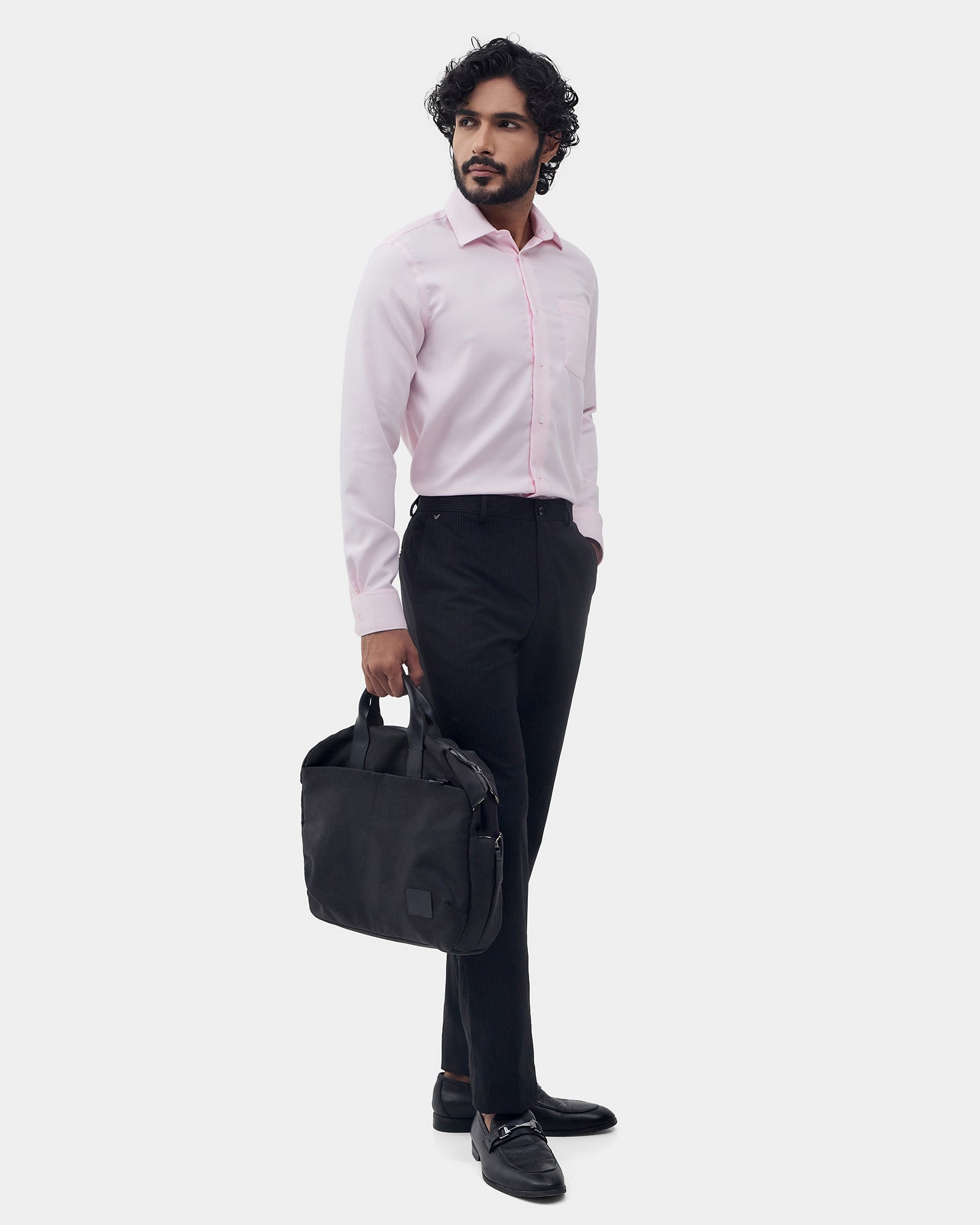 Black Stripe Trouser - Ebel