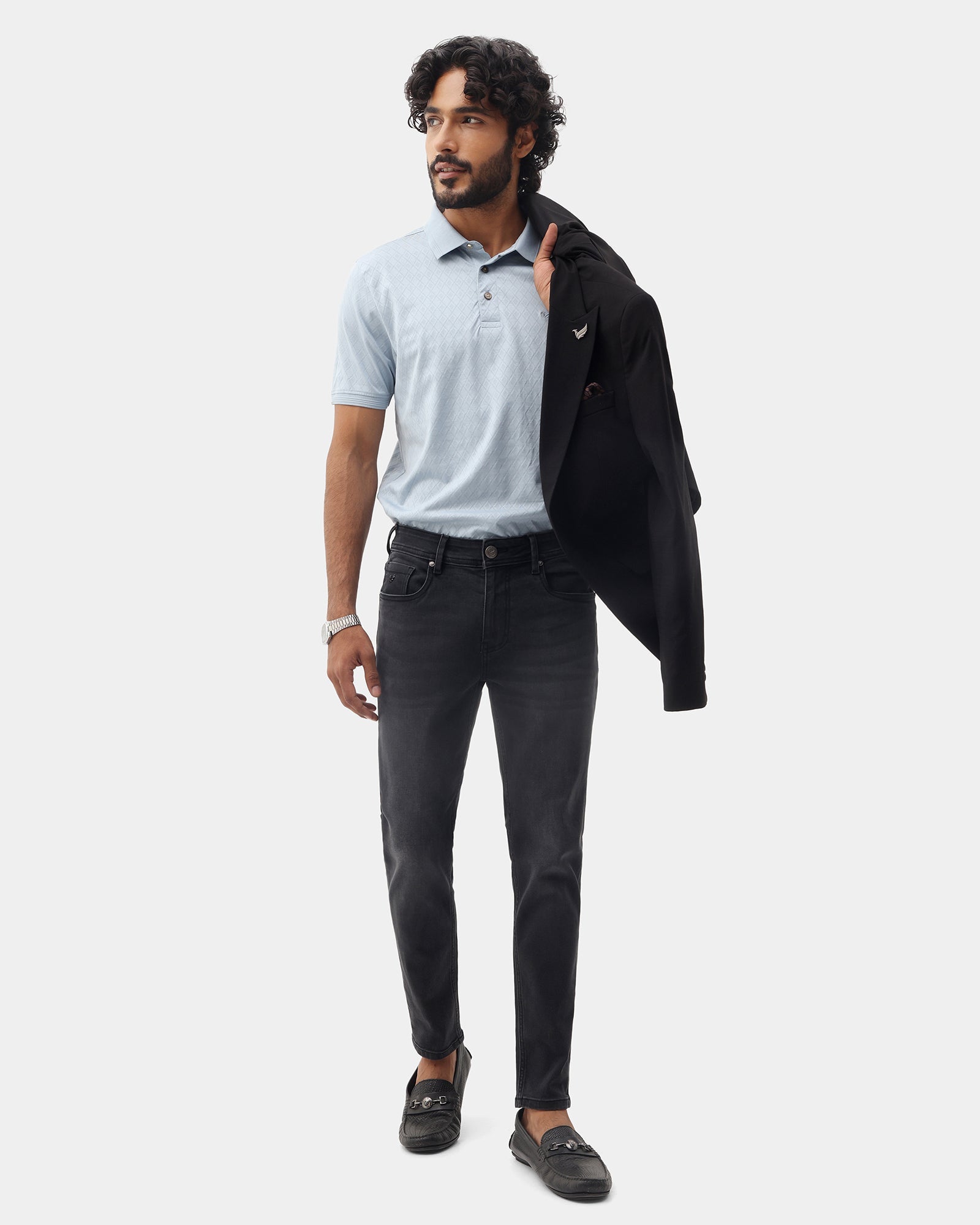 Black Superflex Skinny Cropped Jeans - Brik