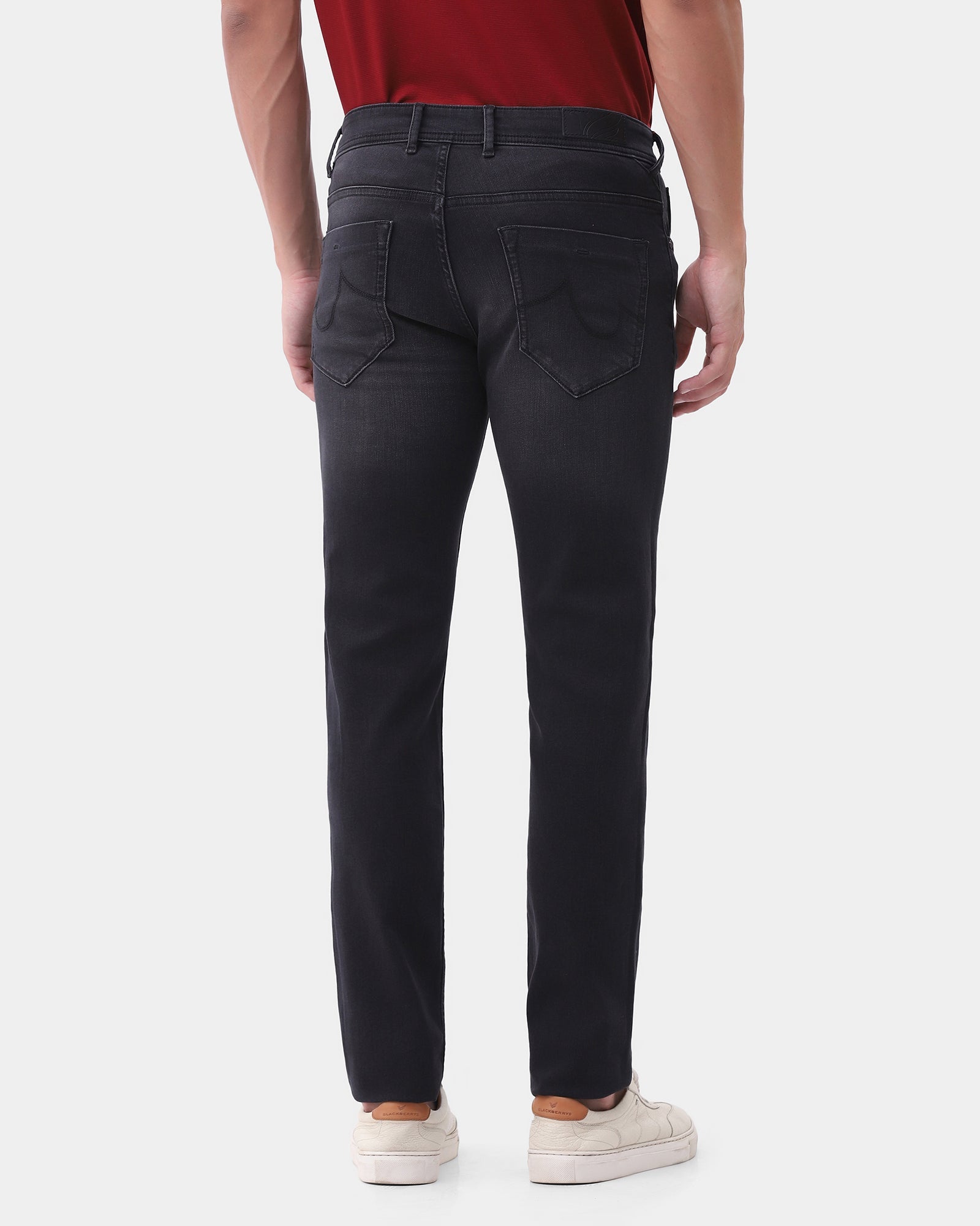 Black Superflex Slim Fit Jeans - Bodhi