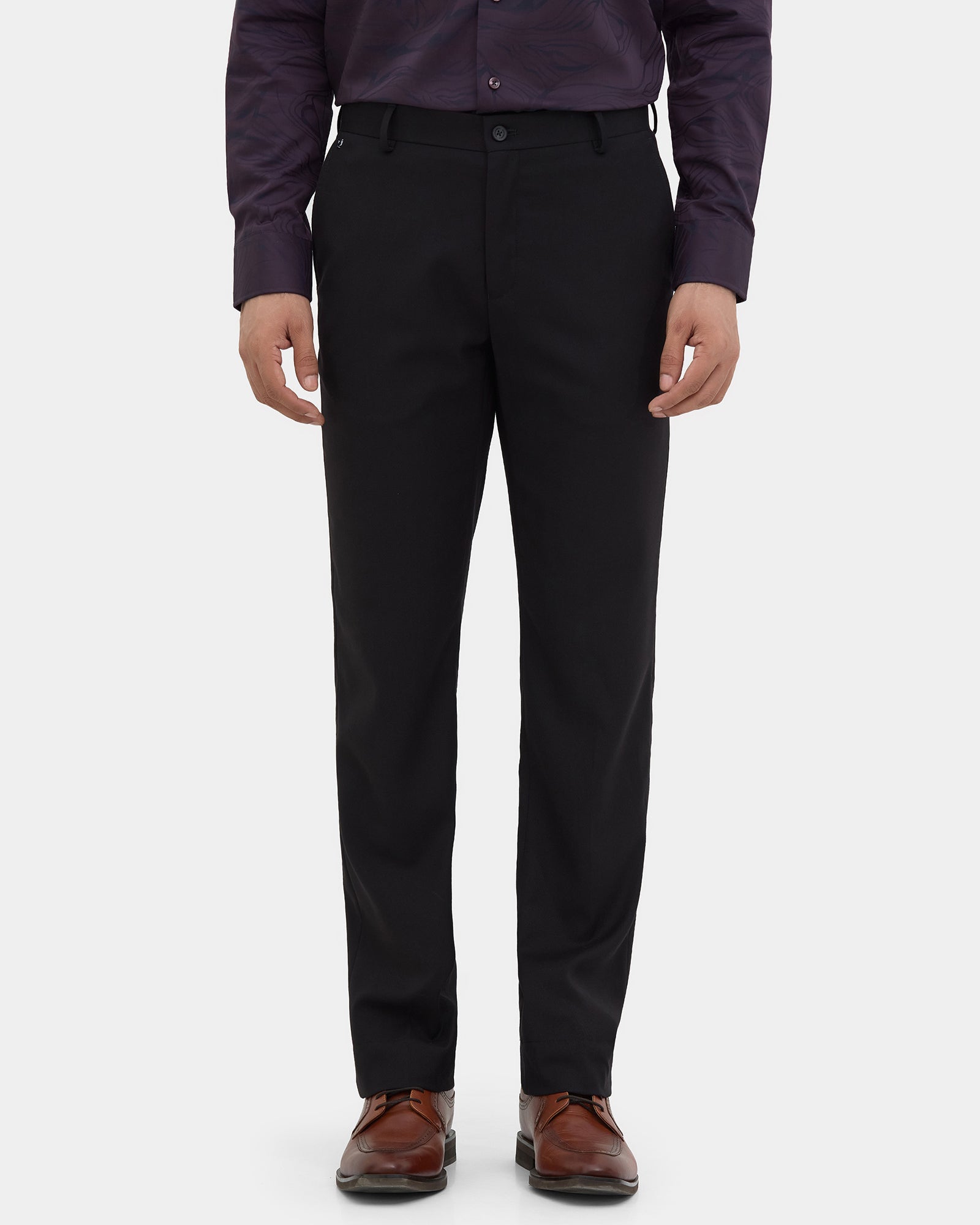 Black Technowaist Textured Trouser - Skagen