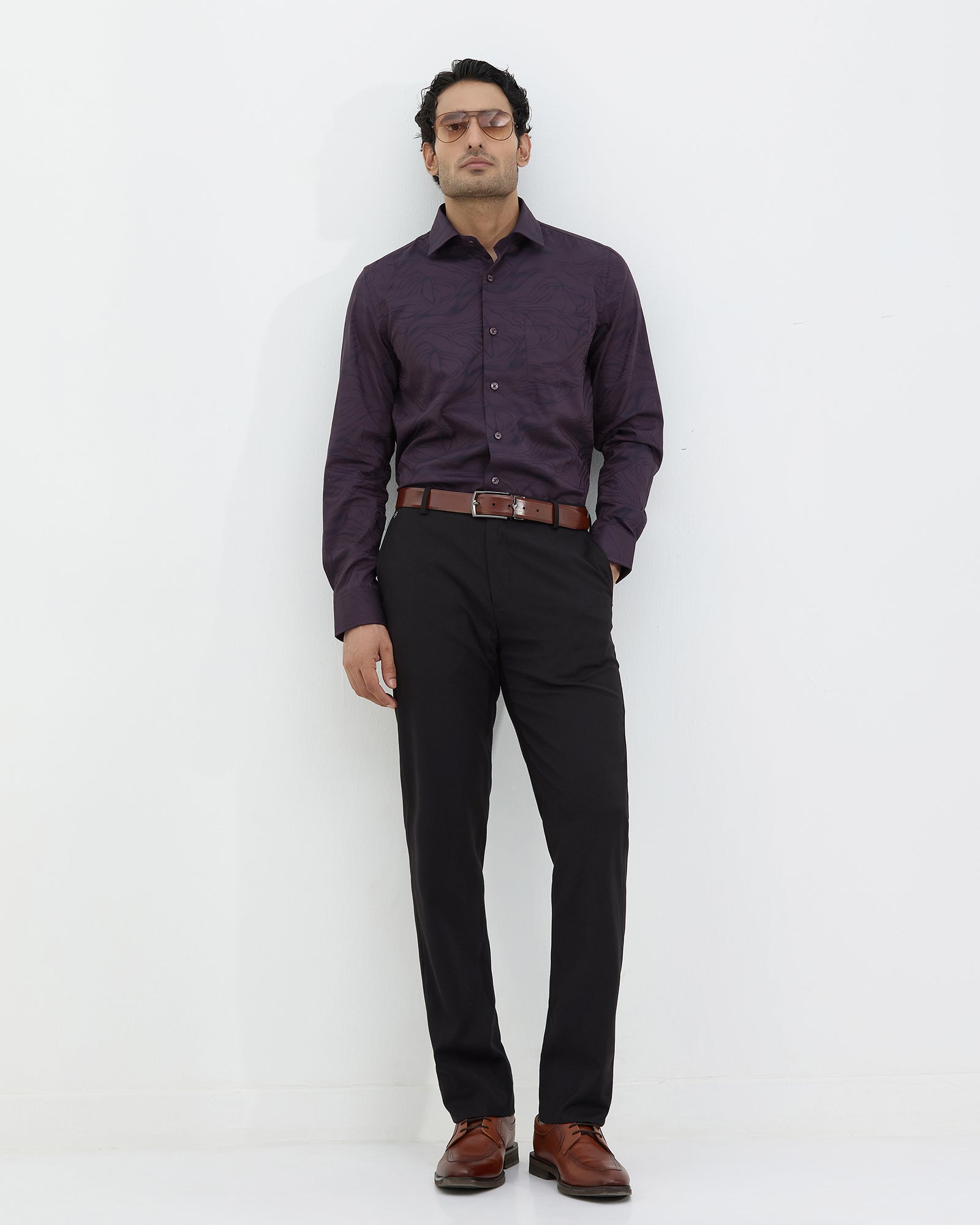 Black Technowaist Textured Trouser - Skagen