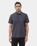 Black TechPro Printed Polo - Wook