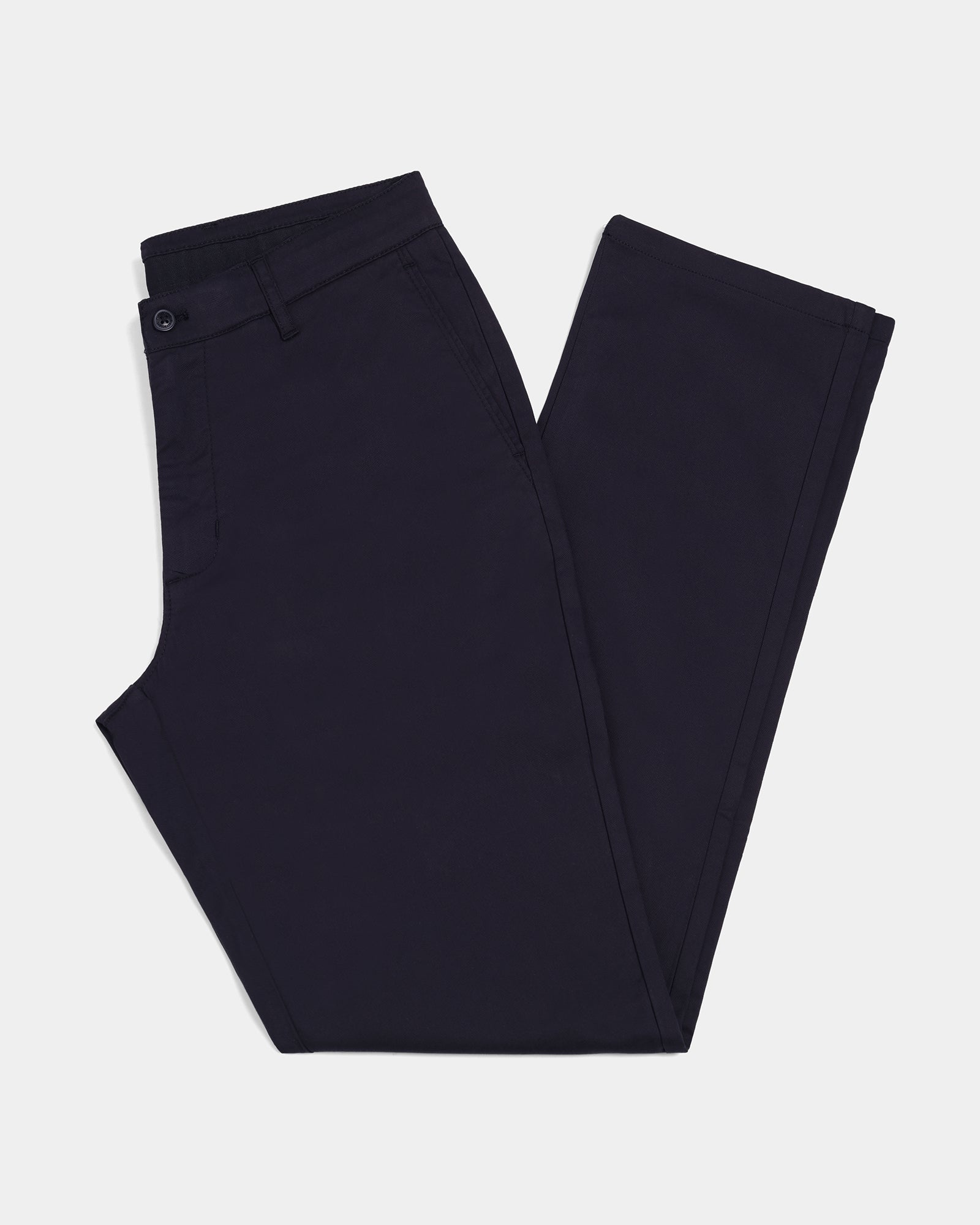 Black Textured Khakis - Etna