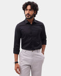 Black Textured Shirt - Network