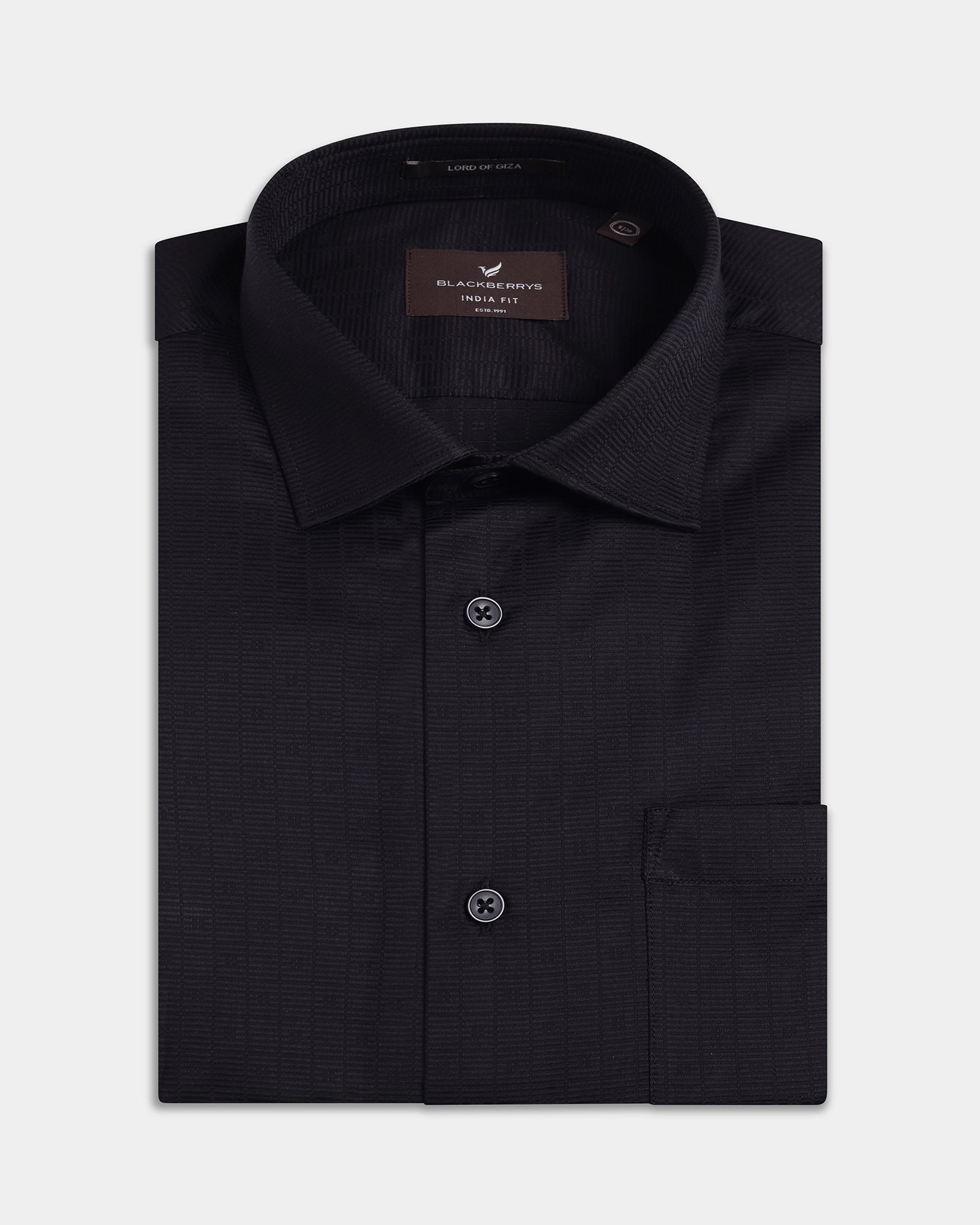 Black Textured Shirt - Network