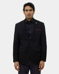 Black Textured Blazer - Lucan