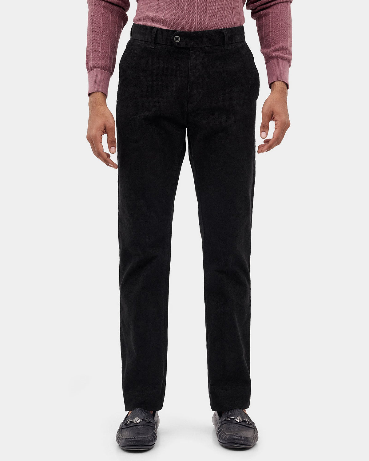 Black Corduroy Khakis - Dustin