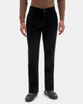 Black Textured Khakis - Zagros