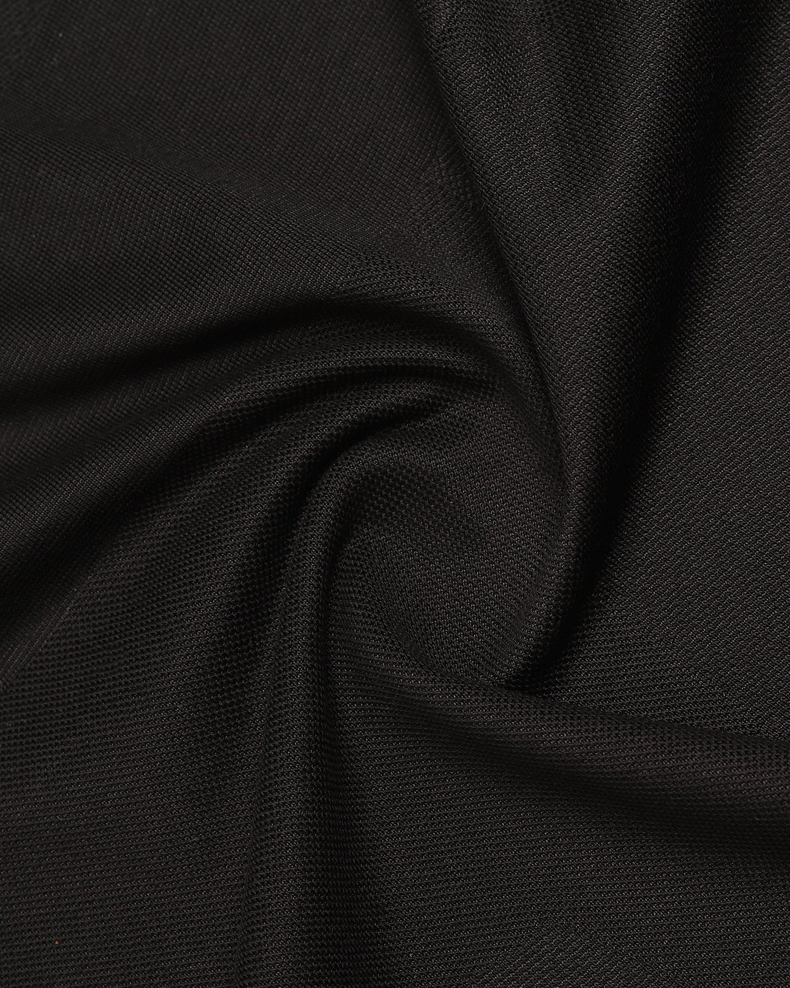 Black Textured Polo - Seo