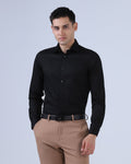 Black Textured Shirt - Clark