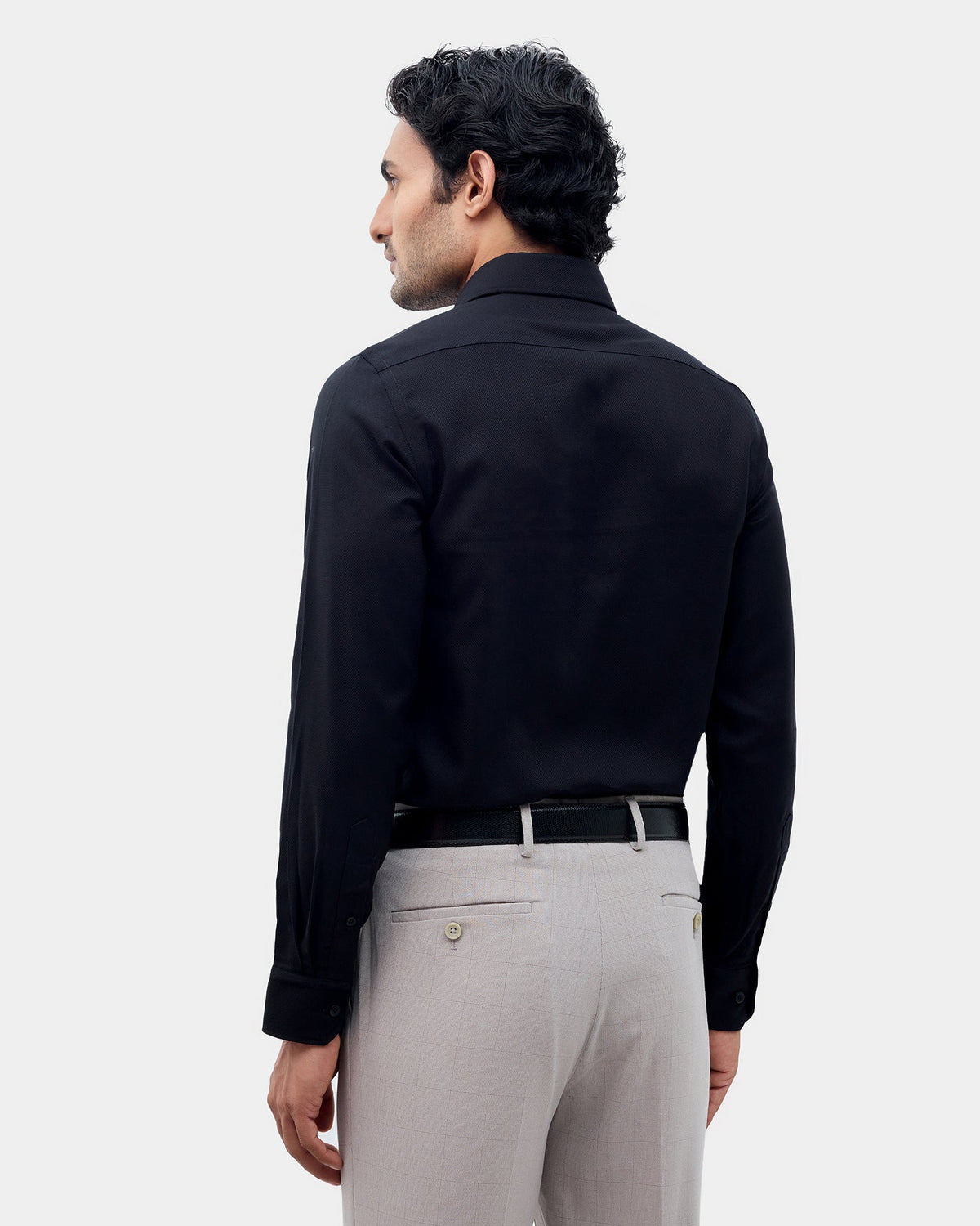 Black Textured Shirt - Edern