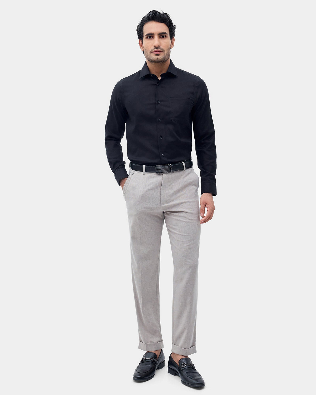 Black Textured Shirt - Edern