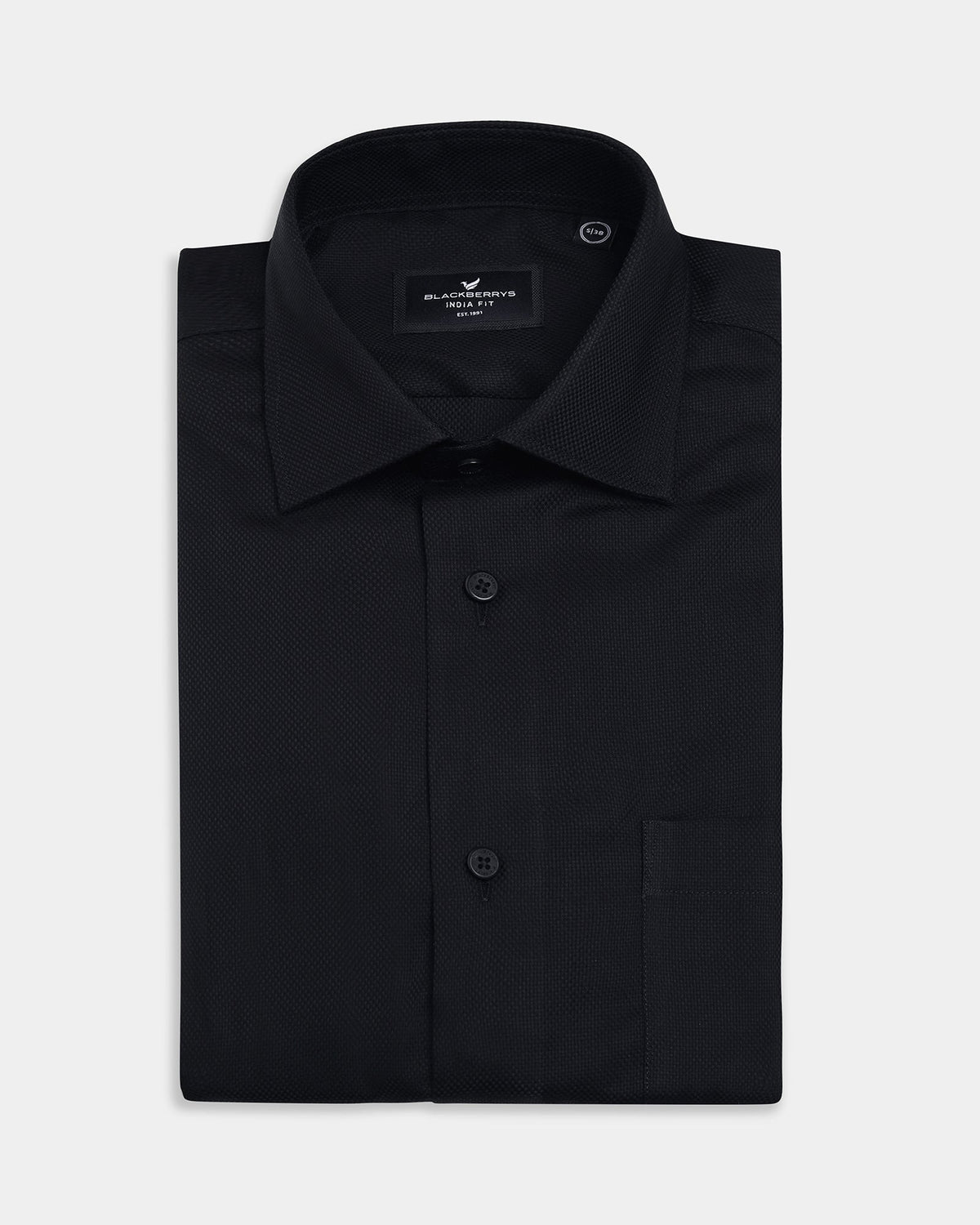 Black Textured Shirt - Edern