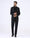 Black Three Piece Textured Suit - Atoll