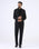 Black Three Piece Textured Suit - Atoll