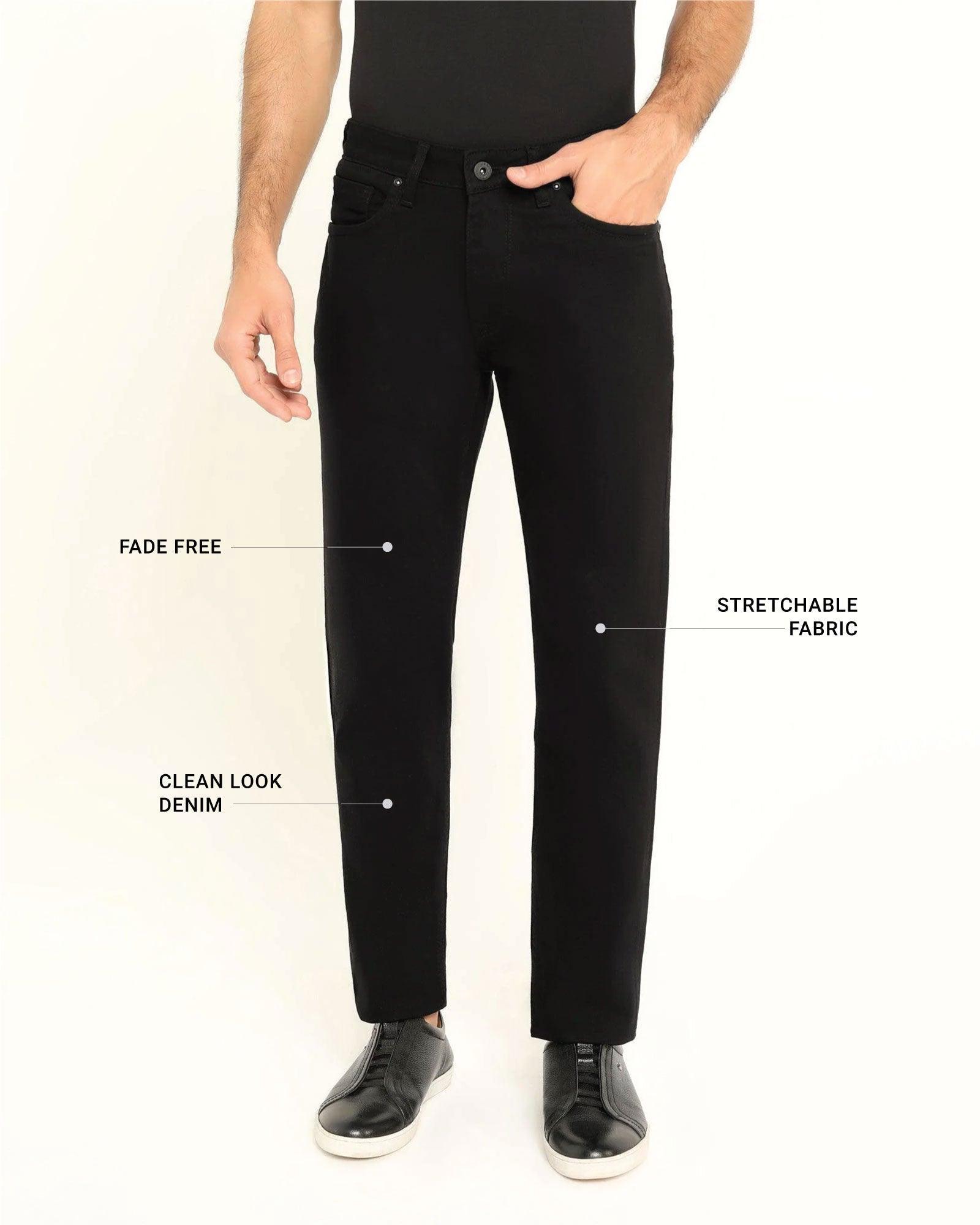 Must Haves Slim Yonk Fit Black Jeans - Jamie - Blackberrys