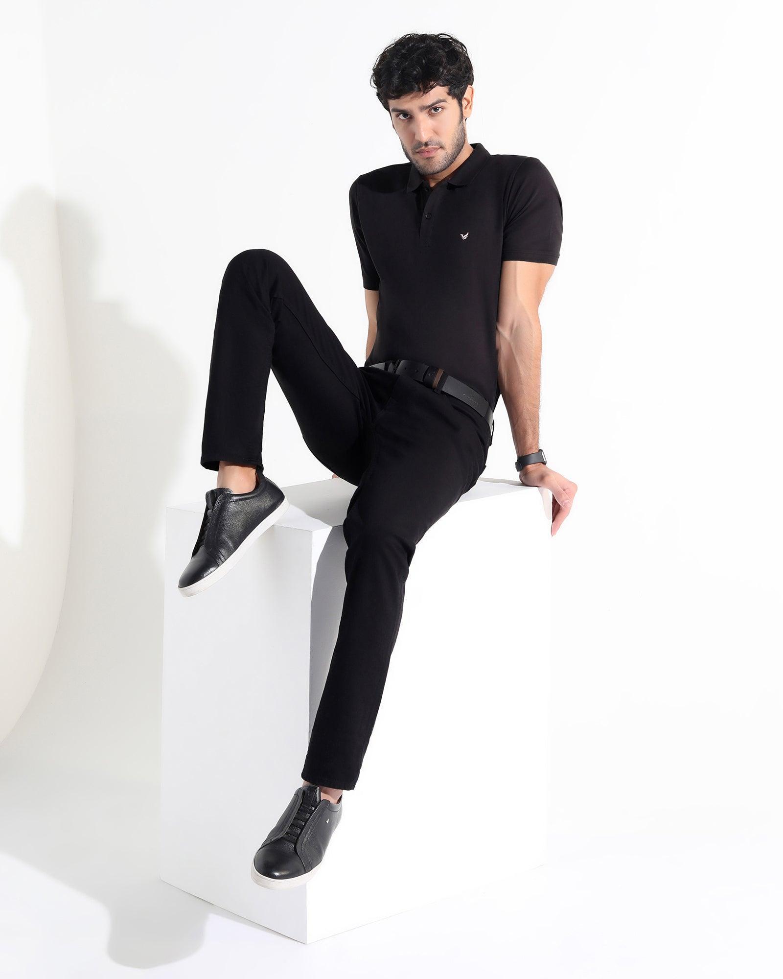 Must Haves Slim Yonk Fit Black Jeans - Jamie - Blackberrys