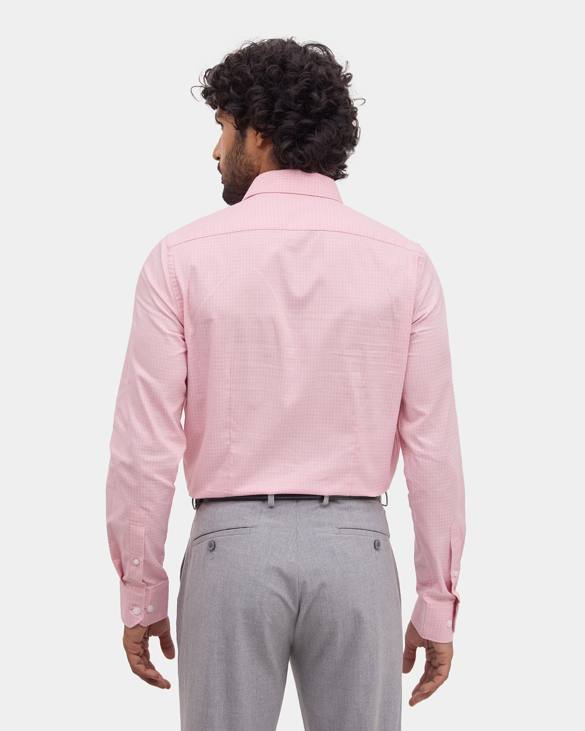 Blossom Pink Check Shirt - Stalix