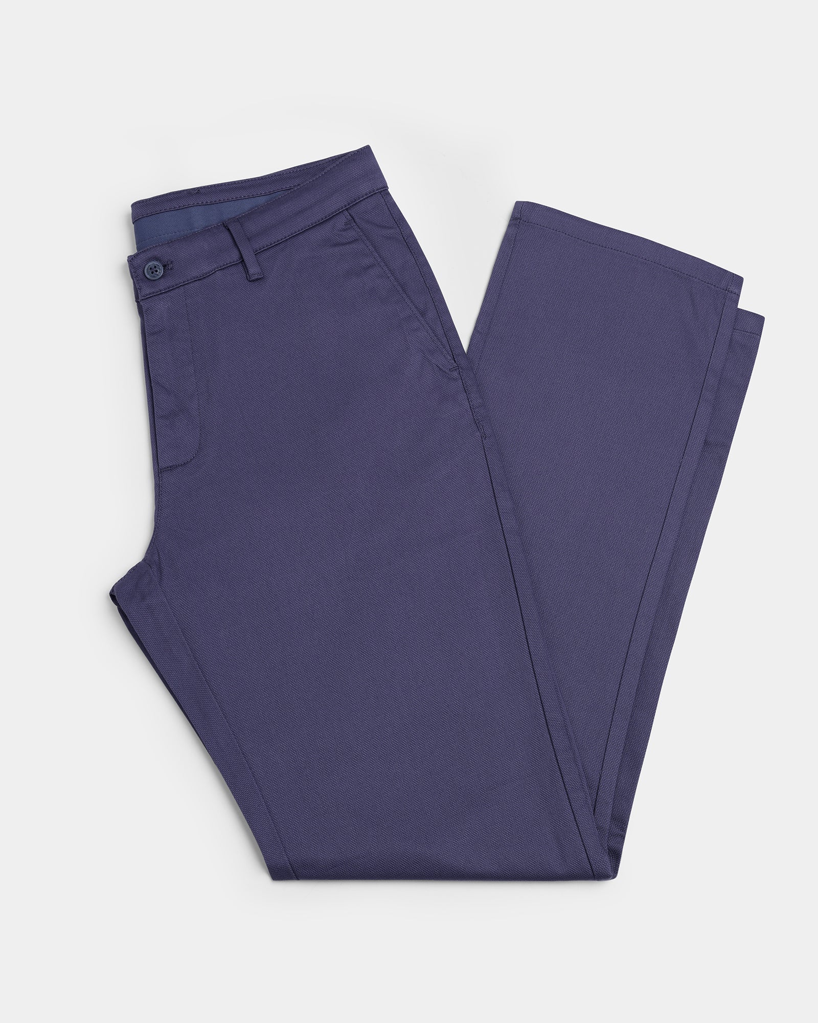 Blue Textured Khakis - Monta
