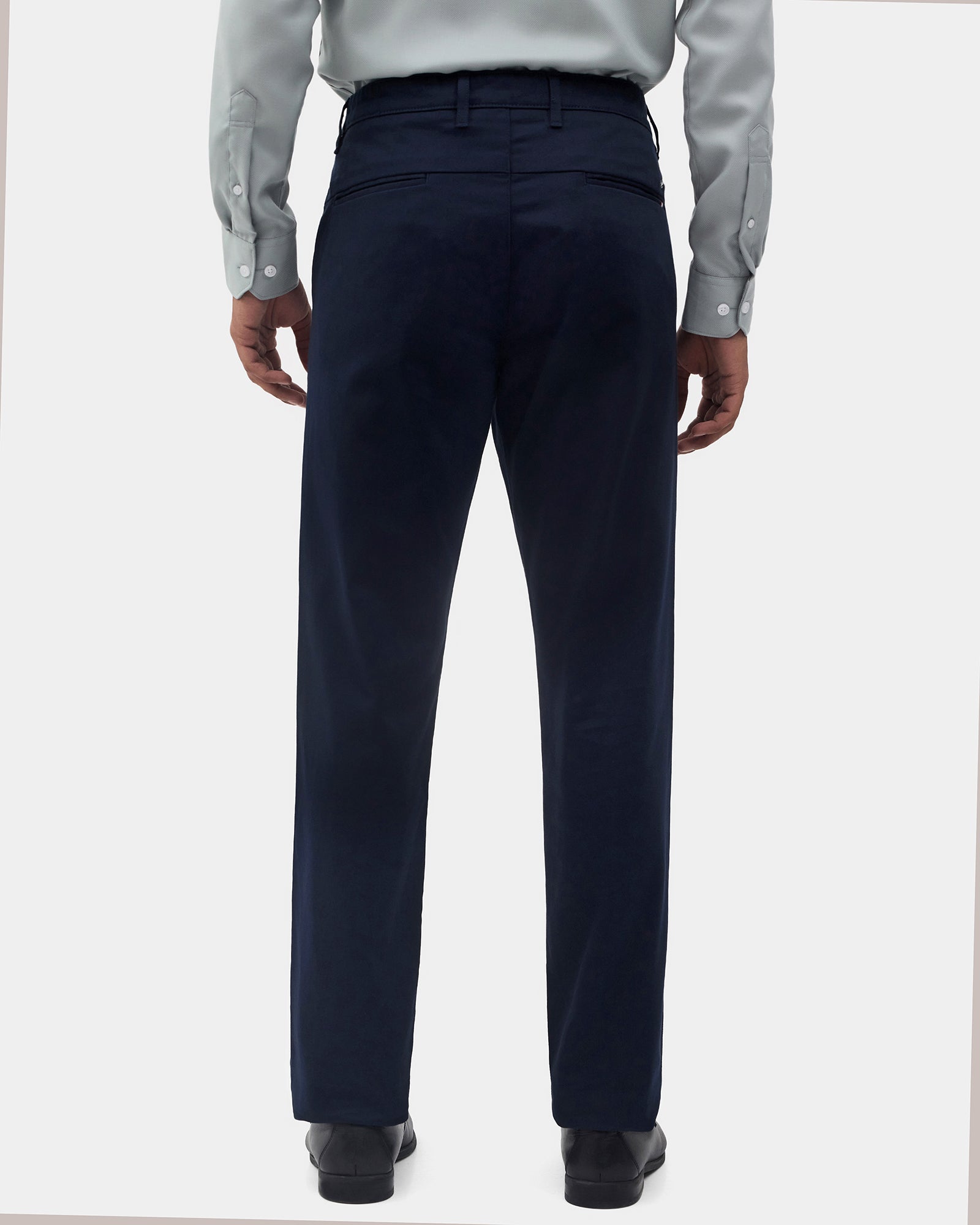Blue Textured Khakis - Triglav