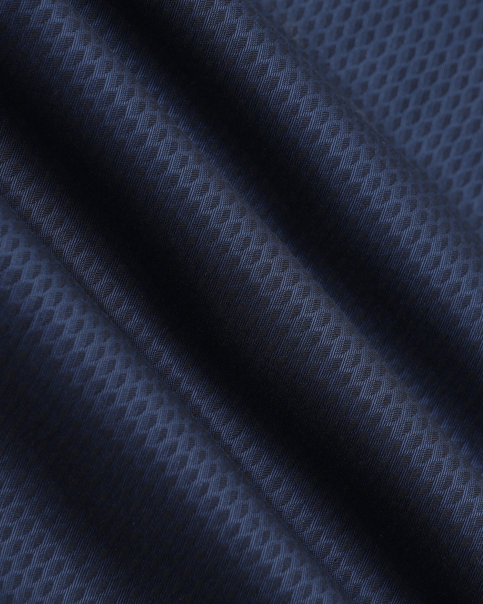 Blue Jacquard Shirt - Pedro