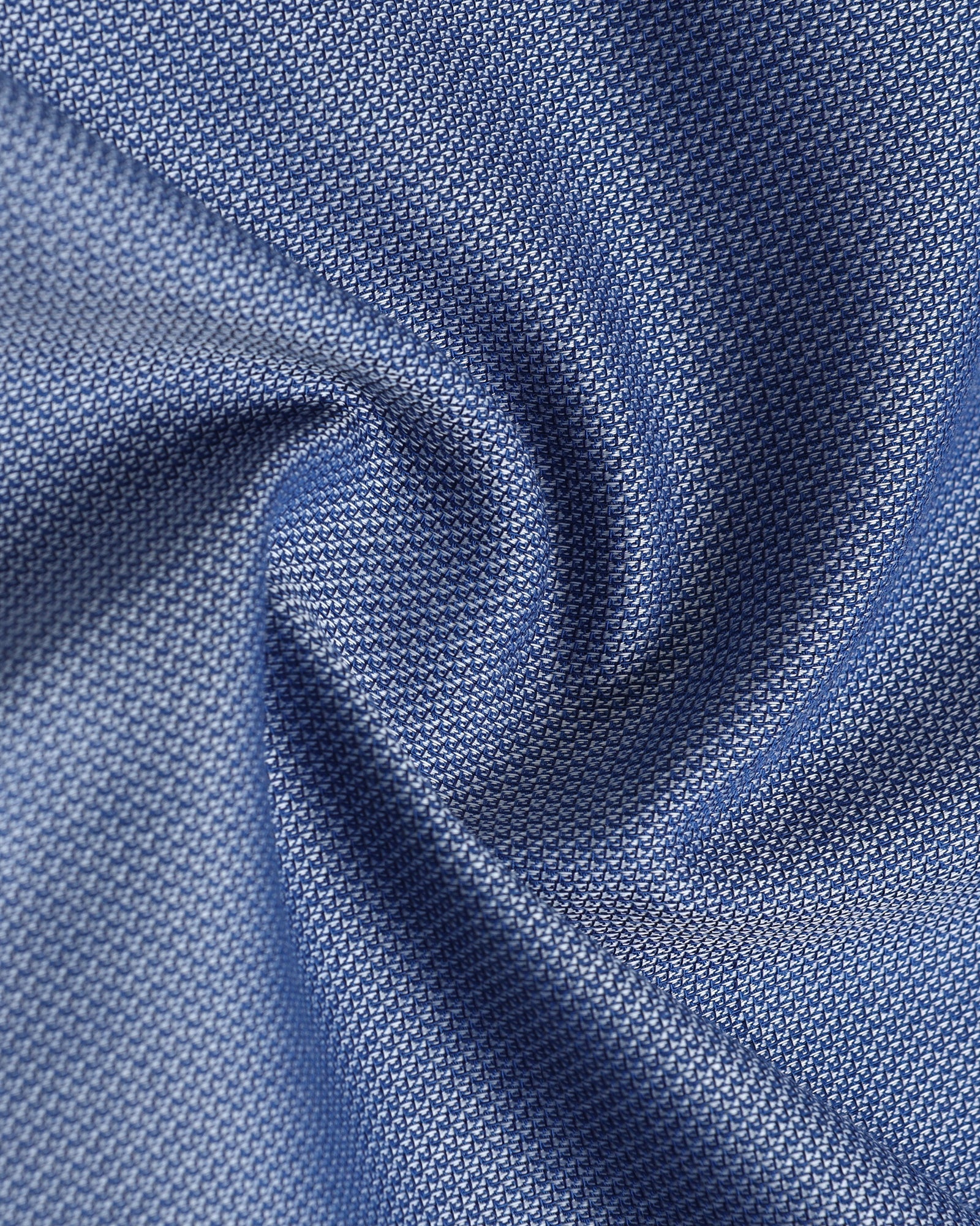 Blue Non Iron Textured Shirt - Ember