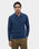 Blue Polo Neck Solid Sweater - Mushroom