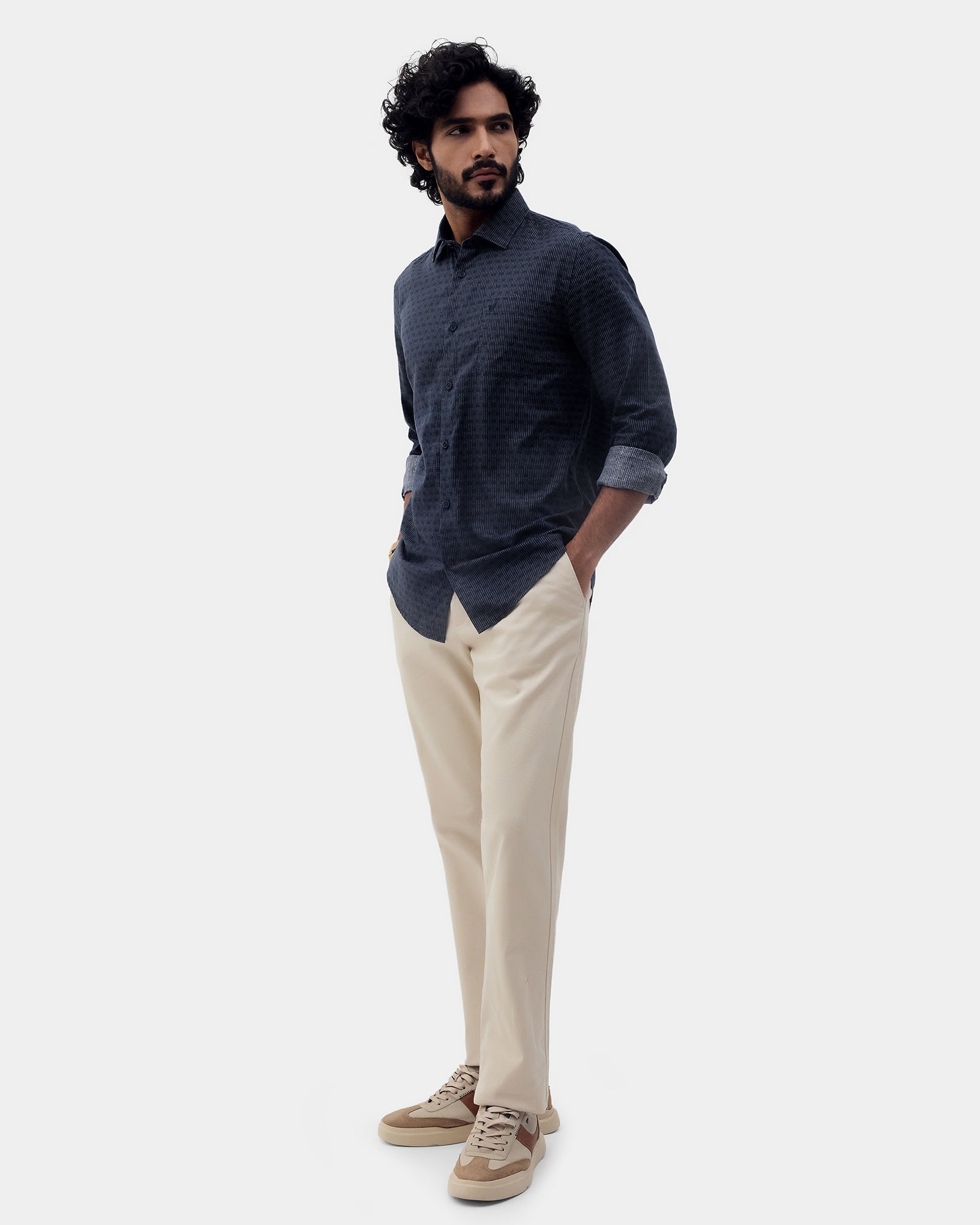 Blue Printed Shirt - Benico