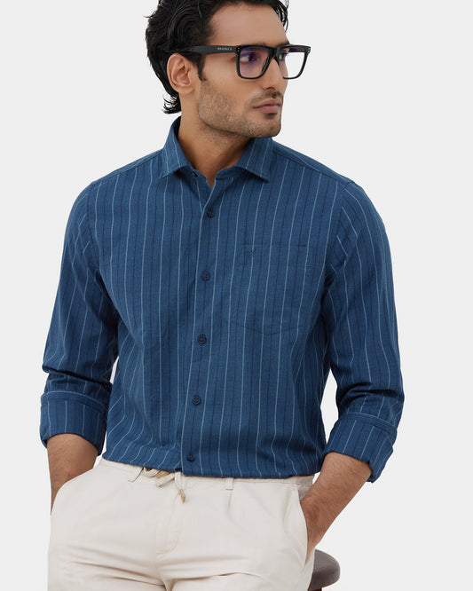 Blue Stripe Shirt - Laren