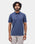 Blue Techpro Textured Polo - Lim