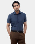 Blue Textured Shirt - Squale
