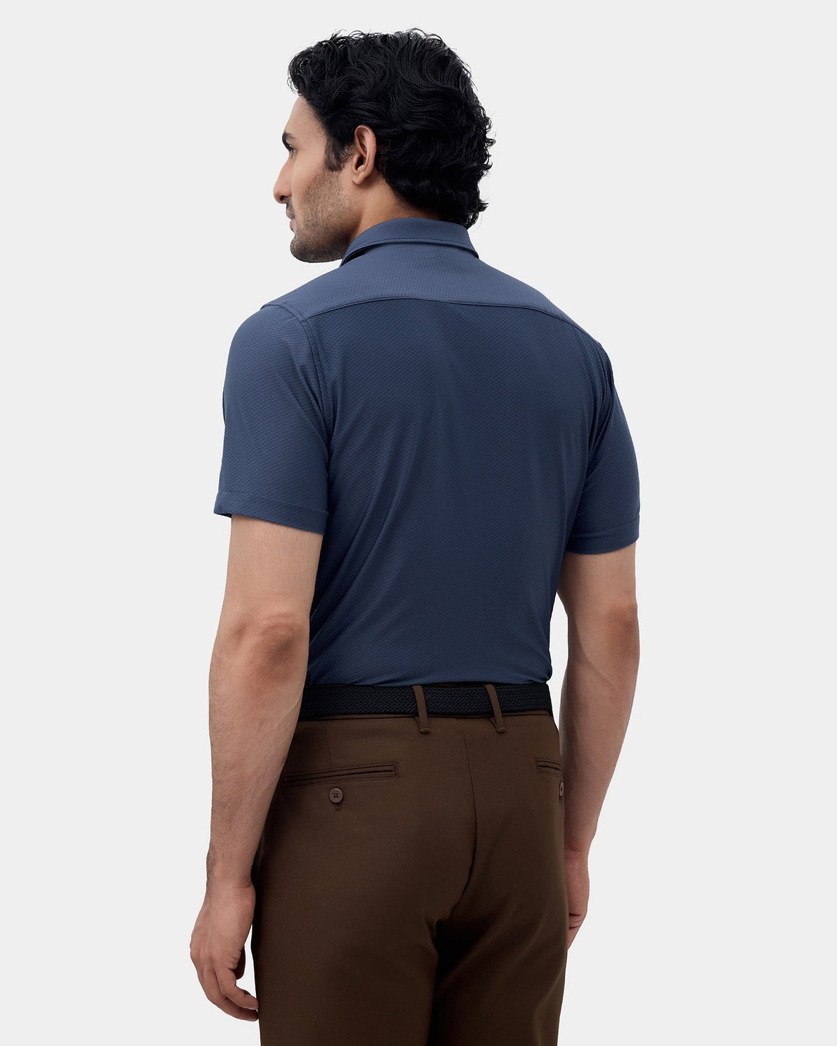 Blue Textured Shirt - Squale
