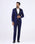 Blue Two Piece Textured Suit - Zame