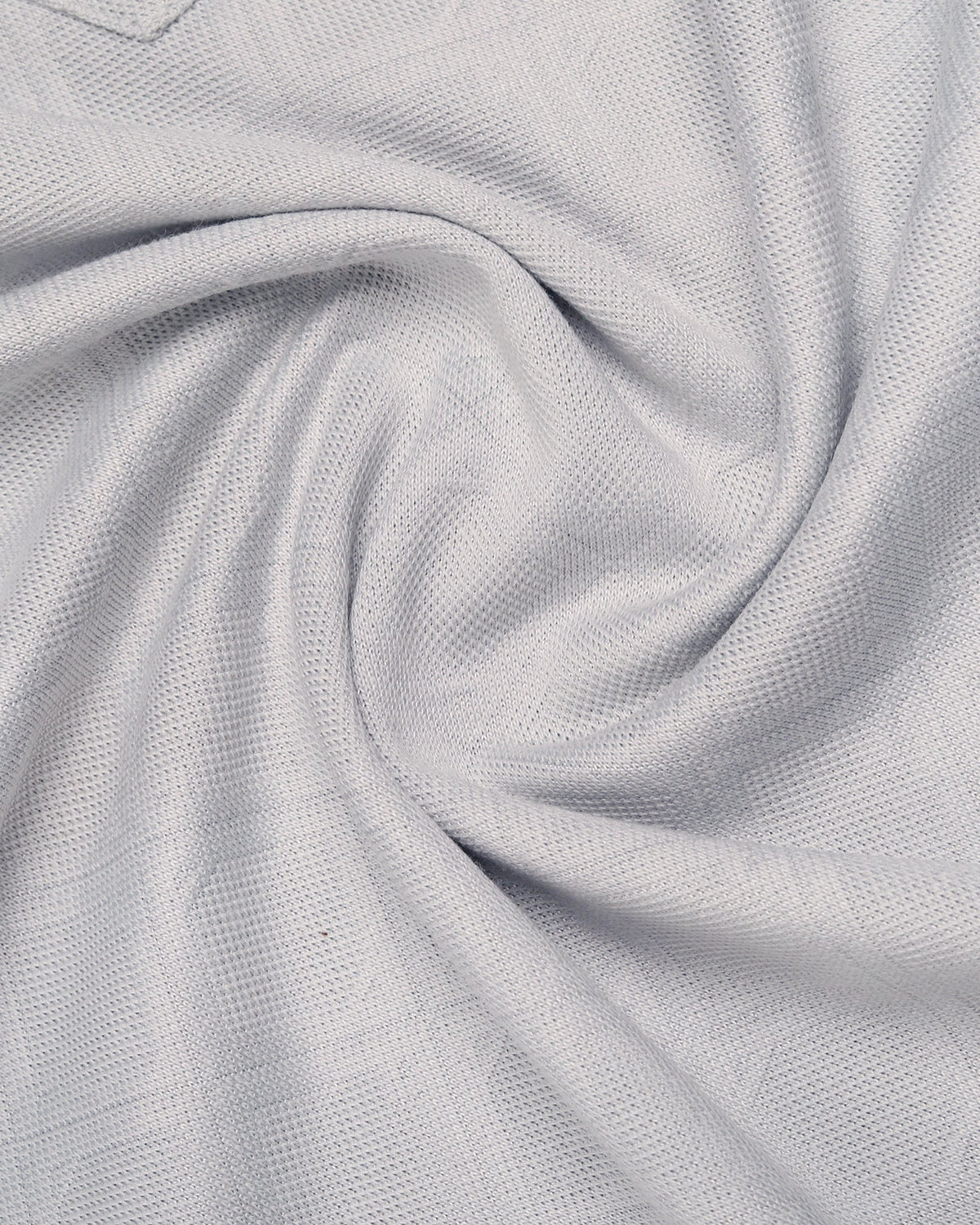 Bluish Grey Textured Polo - Cho